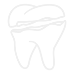 Damaged Dental Crown or damaged filling icon